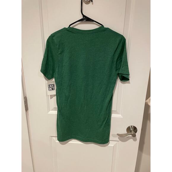Nwt Ink Detroit kiss me in detroitish green michigan shirt Small - Picture 5 of 5